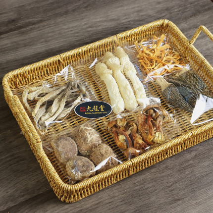 Premium Six Treasures Mushroom Soup Mix 100g Wild Bamboo Fungus Extra Large Morels