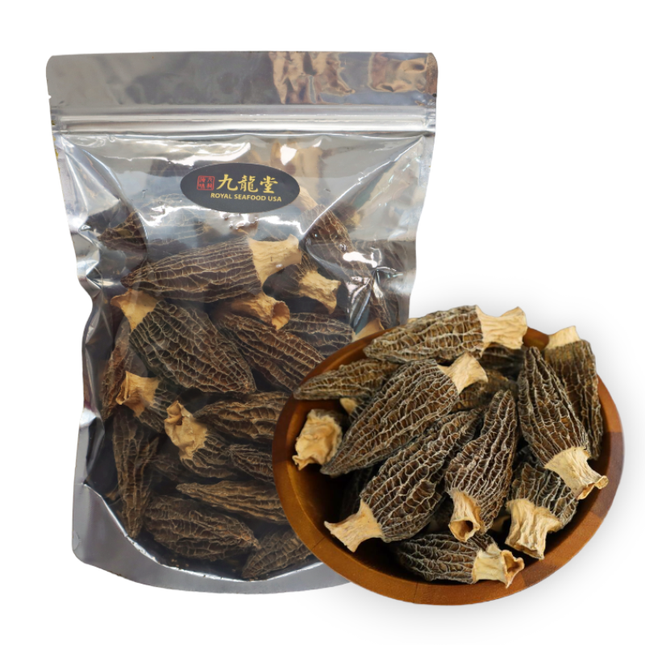 Large Dried Morels Mushroom 85g, Great for Soups, 100% All-Natural
