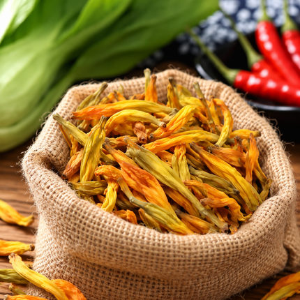 台湾黄花菜无熏硫 金针菜 干货煲汤食材