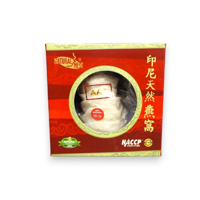 特级印尼纯天然AAA级白燕窝燕盏 50g小包装尝鲜 滋补美容养颜圣品