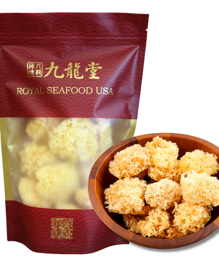 Wild Small Bloom Zhangzhou Snow Fungus, Sulfur-Free, Pure Natural Snow Fungus 4oz