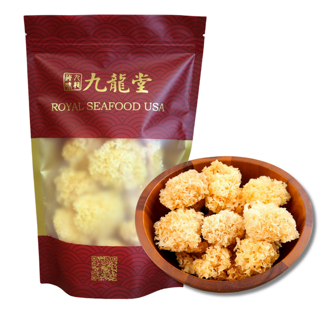 Wild Small Bloom Zhangzhou Snow Fungus, Sulfur-Free, Pure Natural Snow Fungus 4oz