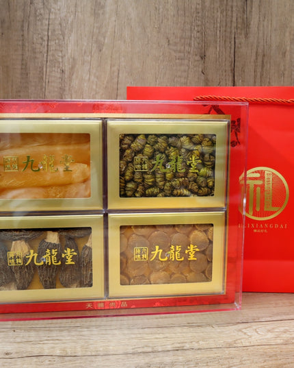 【Limited Edition Gift Box】Dendrobium, Fish Maw, Scallop, and Morel Mushroom Assortment Gift Box 
