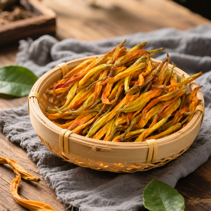 台湾黄花菜无熏硫 金针菜 干货煲汤食材
