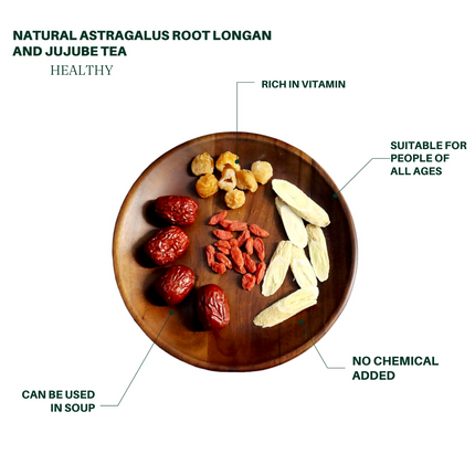 Té de belleza para nutrir la sangre y el Qi: Azufaifa, goji y astrágalo