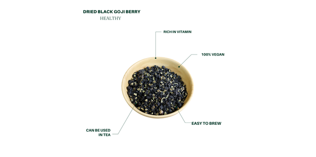  Ready-to-Eat Black Goji Berries 8oz