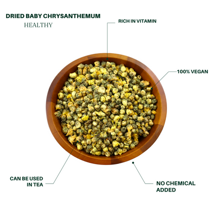 Premium Hangzhou Fetal Chrysanthemum Tea: Clears Liver, Brightens Eyes