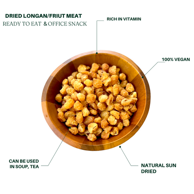 Sweet and delicious, 6A-grade Thai longan meat