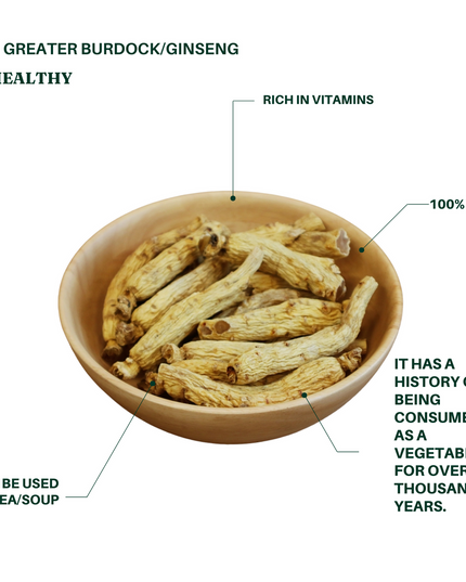 Ginseng Oriental Japonés para Eliminar Humedad y Fortalecer el Bazo 4oz