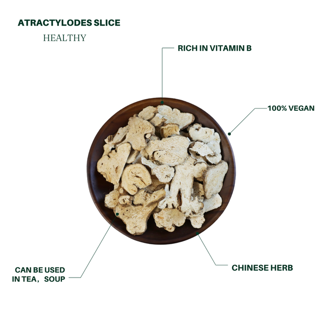 Atractylodes (Baizhu) 8oz, for congee and wine infusion