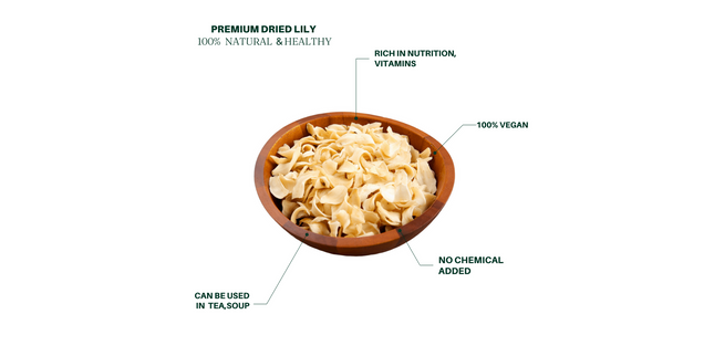 Premium Lily Bulbs for Nourishing Soup, Sulfur-Free