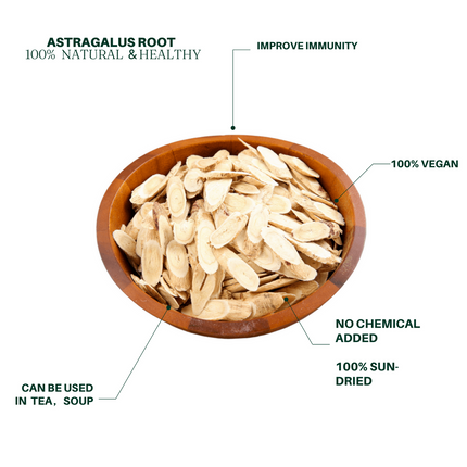 Astragalus Root Slices: All-Natural 