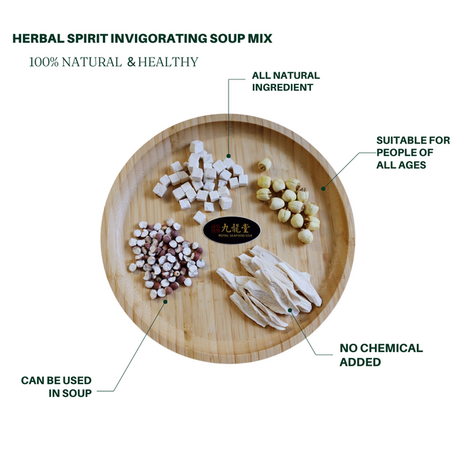 Four Herbs Soup Mix - Strengthens Spleen & Stomach, Dispels Dampness
