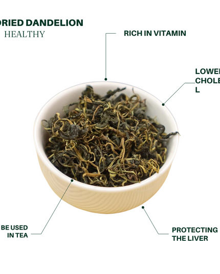 Té de diente de león 100g para depurar el calor, desintoxicar, diurético y antiinflamatorio