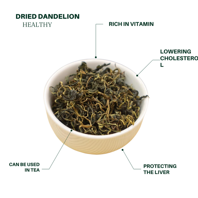 Dandelion Tea - Clears heat, detoxifies, diuretic, anti-inflammatory - 100g