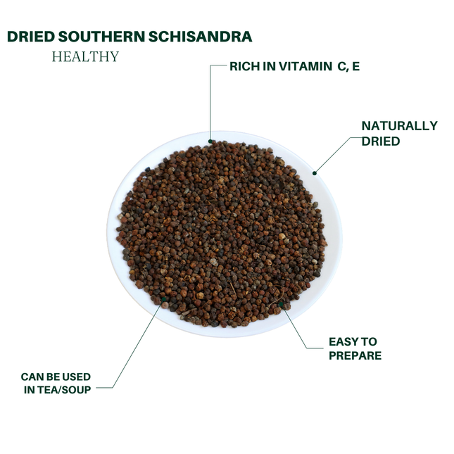 Dried Schisandra Berries (Southern) 8oz