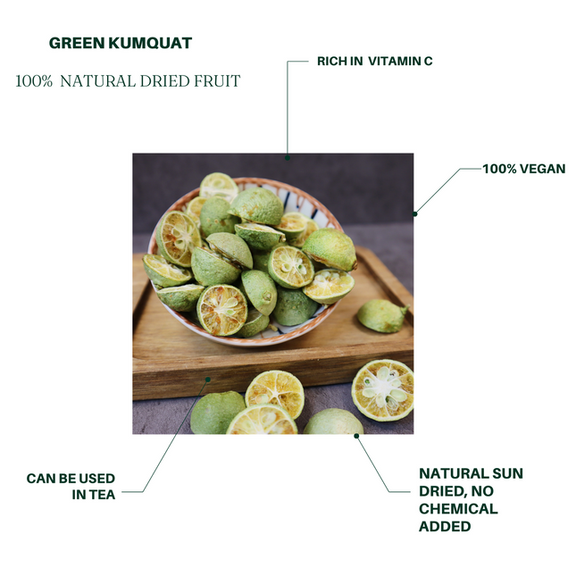 Dried Green Kumquat 56g