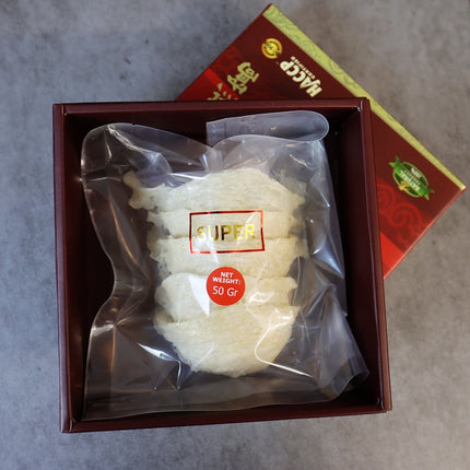 Nido de golondrina Super Blanco puro de Indonesia, 50g para probar, nido entero, máxima calidad